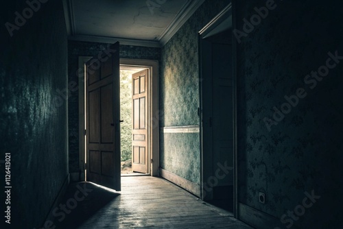 dark room in the dark