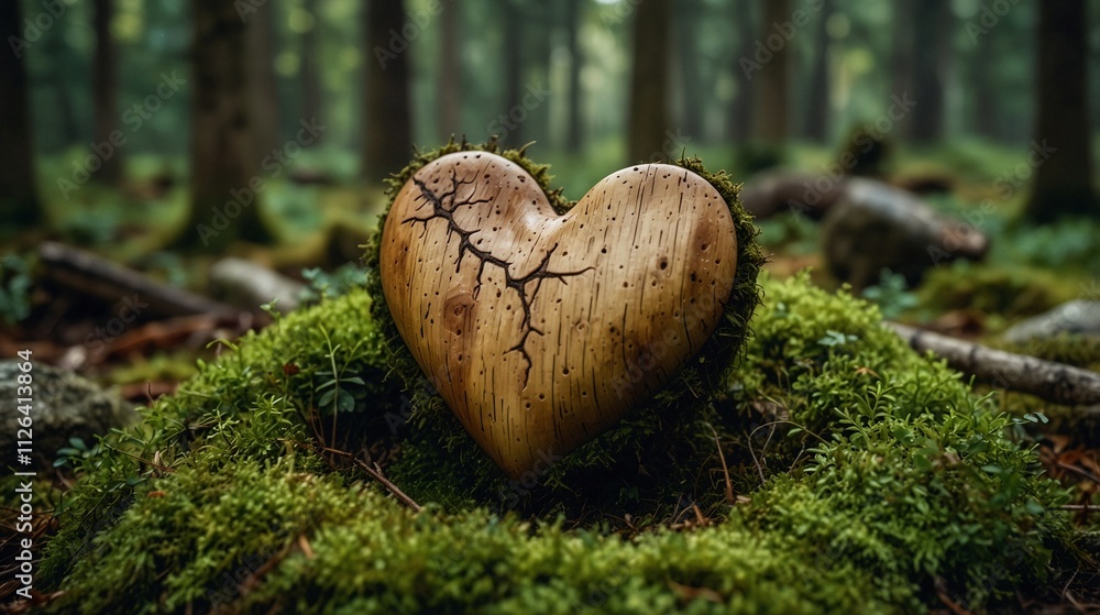heart on a tree