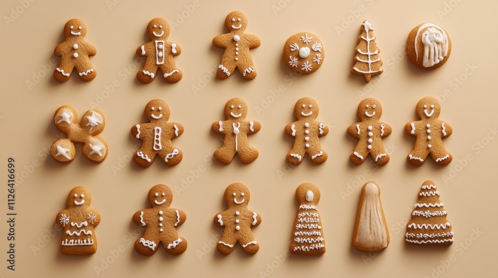 Set with Gingerbread cookies,Cup cocoa and sweets,cookies,sweet holiday card,Christmas menu,season greeting,xmas and New Year sweet composition,space for text. Set with Gingerbread cookies,Cup cocoa and sweets,cookies,sweet holiday card,Christmas menu,season greeting,xmas and New Year sweet composition,space for text.
