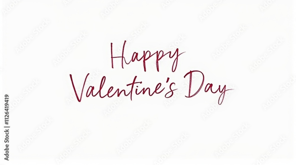 happy valentines day on a white background happy valentines day on a white background