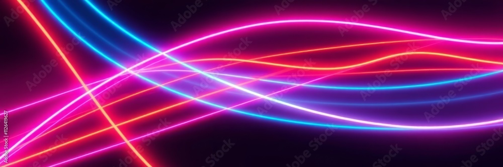 A vibrant and dynamic abstract background featuring colorful neon lights, perfect for futuristic and technology-themed designs. A vibrant and dynamic abstract background featuring colorful neon lights, perfect for futuristic and technology-themed designs.