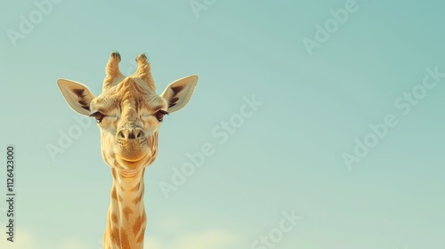 giraffe in the wild photo