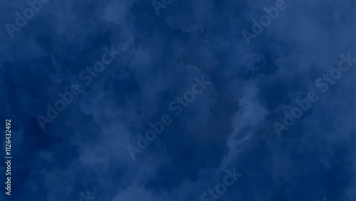 Dark blue watercolor background. Background featuring soft blended strokes and subtle texture, 