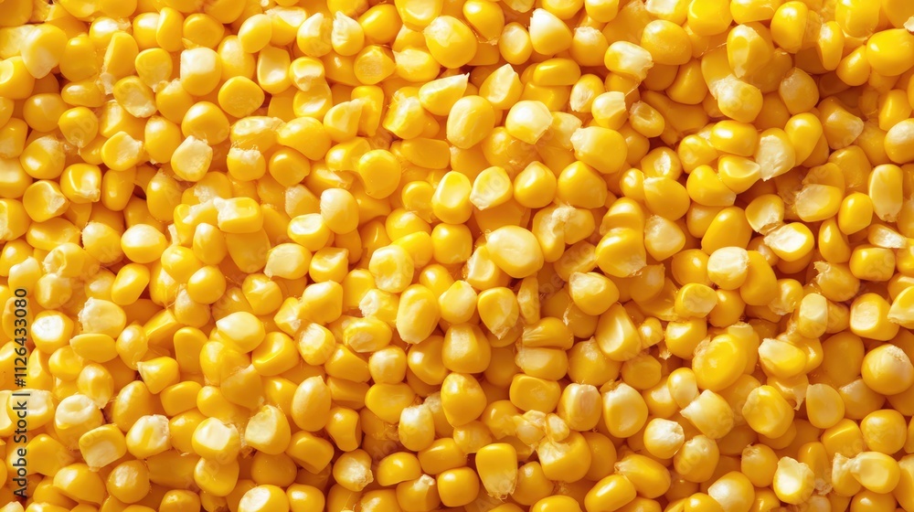 Golden corn kernels freshly harvested showcasing the abundance of maize crop in agricultural practices and summer farming landscape. Golden corn kernels freshly harvested showcasing the abundance of maize crop in agricultural practices and summer farming landscape.
