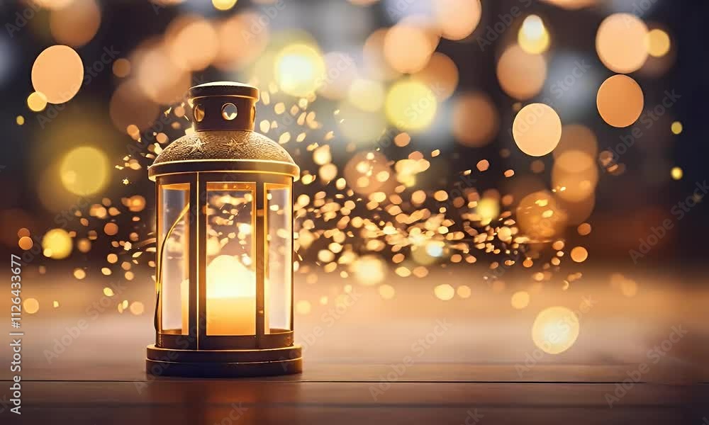 golden bokeh lights represent hope and the promise of better days during the holiday season. golden bokeh lights represent hope and the promise of better days during the holiday season.
