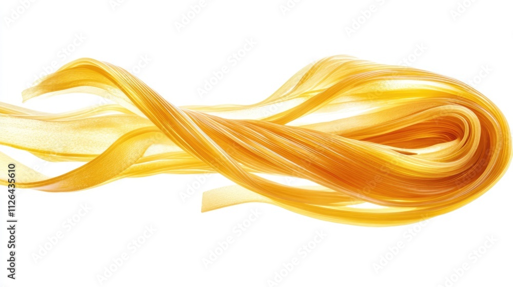 Handmade durum wheat spaghetti pasta strands uncooked and isolated against a clean white background for culinary presentations and recipes Handmade durum wheat spaghetti pasta strands uncooked and isolated against a clean white background for culinary presentations and recipes