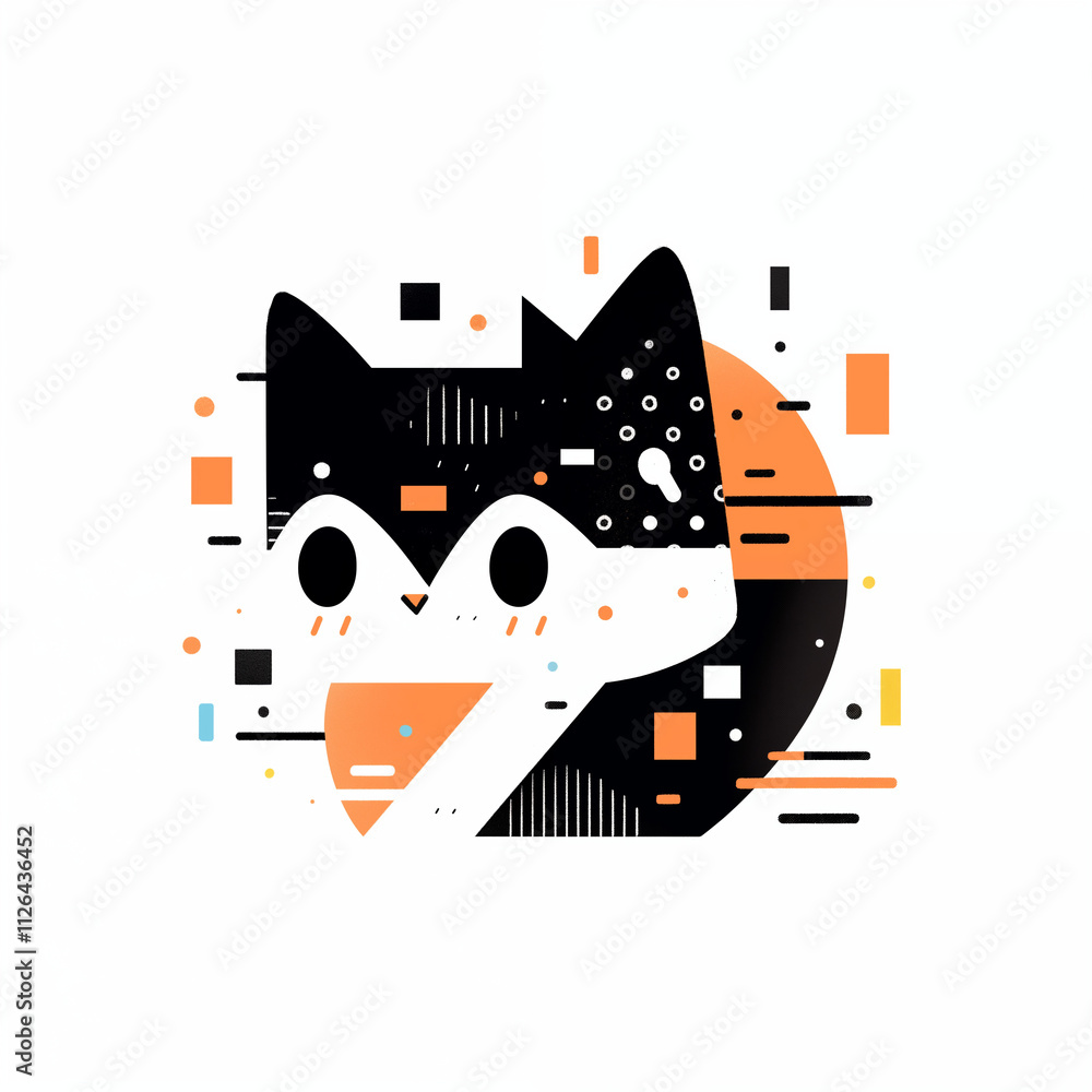Obraz premium Cute Kitty with Gifts