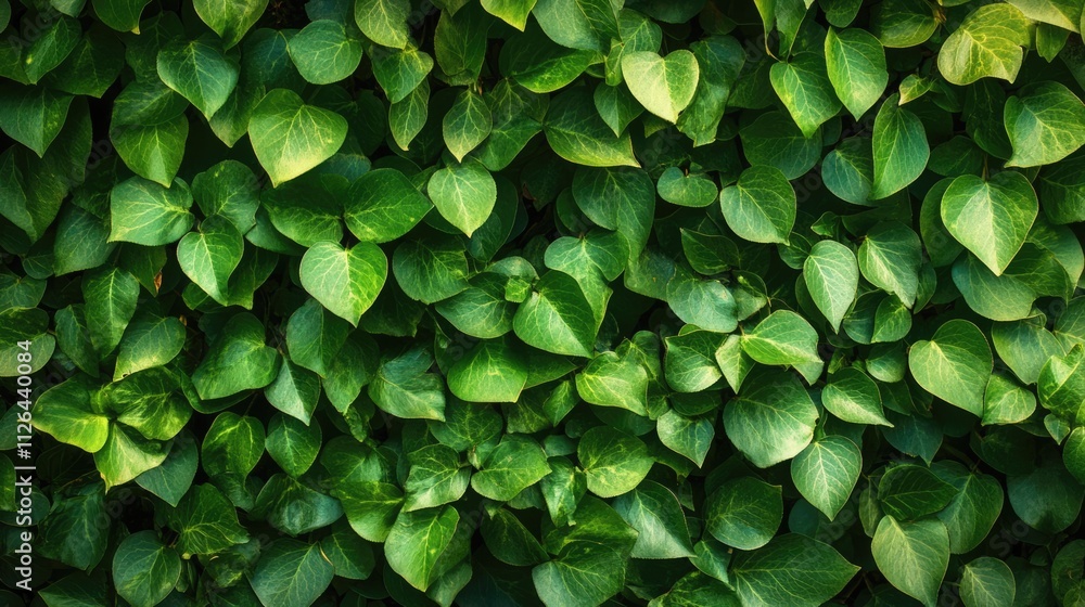 Lush green foliage background showcasing vibrant leaves in various shades for a natural, organic design element. Lush green foliage background showcasing vibrant leaves in various shades for a natural, organic design element.