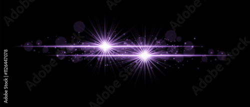 Purple glow. Shining, illumination, particles, radiance, bokeh, shimmer, brilliance, light streaks, energy, magic, elegance, celestial, abstract, festive, decoration, sparkling, luxurious, luminous