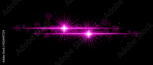 Purple glow. Shining, illumination, particles, radiance, bokeh, shimmer, brilliance, light streaks, energy, magic, elegance, celestial, abstract, festive, decoration, sparkling, luxurious, luminous