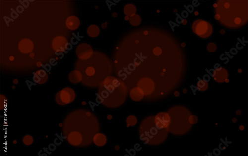 Red bokeh effect. Soft glowing circles, blurred highlights, and overlapping light dots create an atmospheric and dreamy effect, perfect for elegant, festive, or abstract designs.