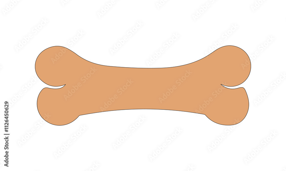 Dog bone Art Vector illustration Dog bone Art Vector illustration