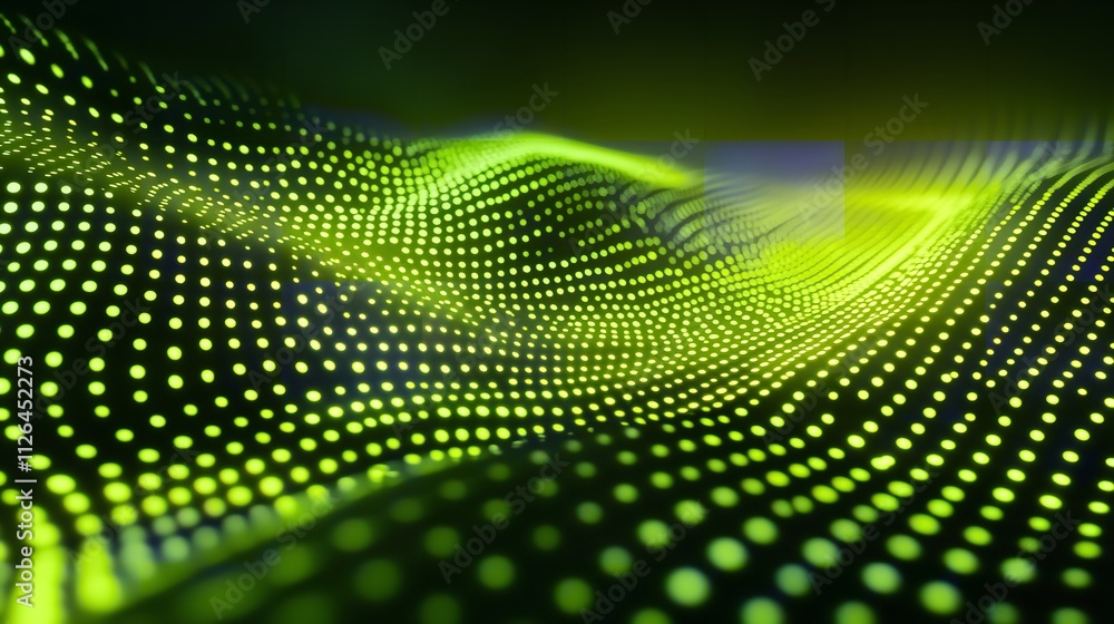 Obraz premium Abstract Technology Flow Background with Futuristic Graphics