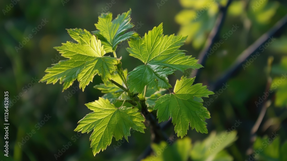 Vibrant green leaves illuminated by sunlight showcasing nature's beauty and the freshness of the outdoors in a serene natural setting. Vibrant green leaves illuminated by sunlight showcasing nature's beauty and the freshness of the outdoors in a serene natural setting.