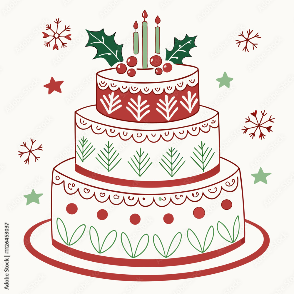 Christmas vector illustration Christmas vector illustration