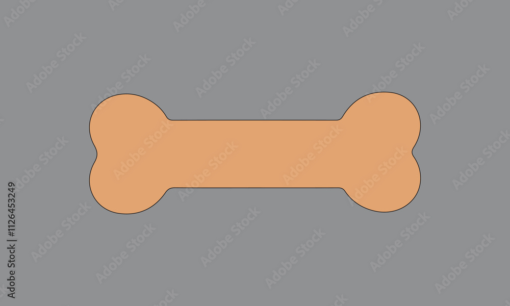 Dog bone Art Vector illustration Dog bone Art Vector illustration