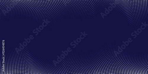 Blue abstract background with glowing circles. Swirl circular lines pattern. Geometric spiral. Twirl elements. Modern graphic desi