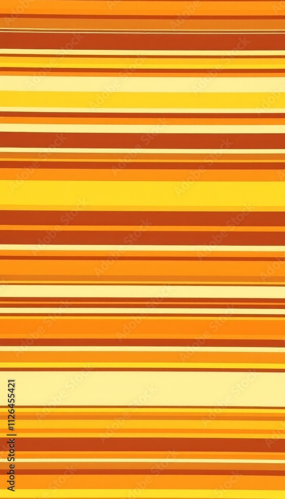 A simple yet striking pattern of horizontal stripes in warm tones of orange, yellow, and red. Perfect for backgrounds, textures, and retro-inspired designs. A simple yet striking pattern of horizontal stripes in warm tones of orange, yellow, and red. Perfect for backgrounds, textures, and retro-inspired designs.