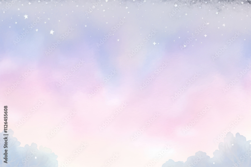 Dreamy twilight sky png paint texture overlay, transparent background Dreamy twilight sky png paint texture overlay, transparent background