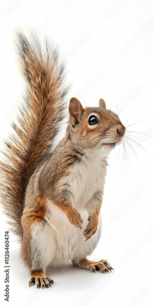 Fototapeta premium Close-Up of a Curious Squirrel