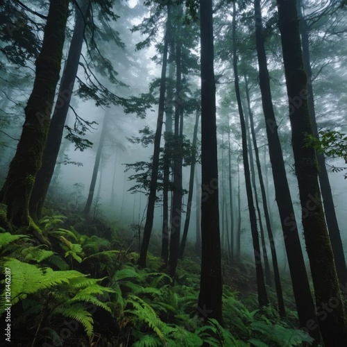 morning in the forest