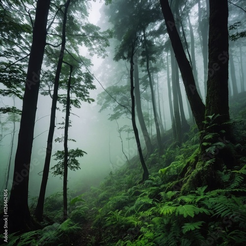 fog in the forest