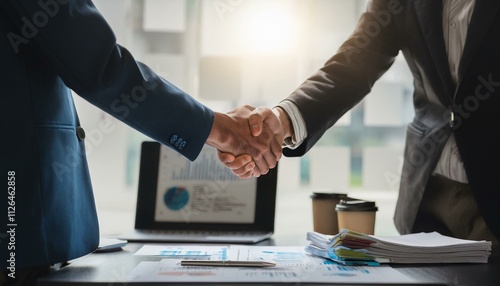 Wallpaper Mural Celebrate growth through successful agreements.   Torontodigital.ca