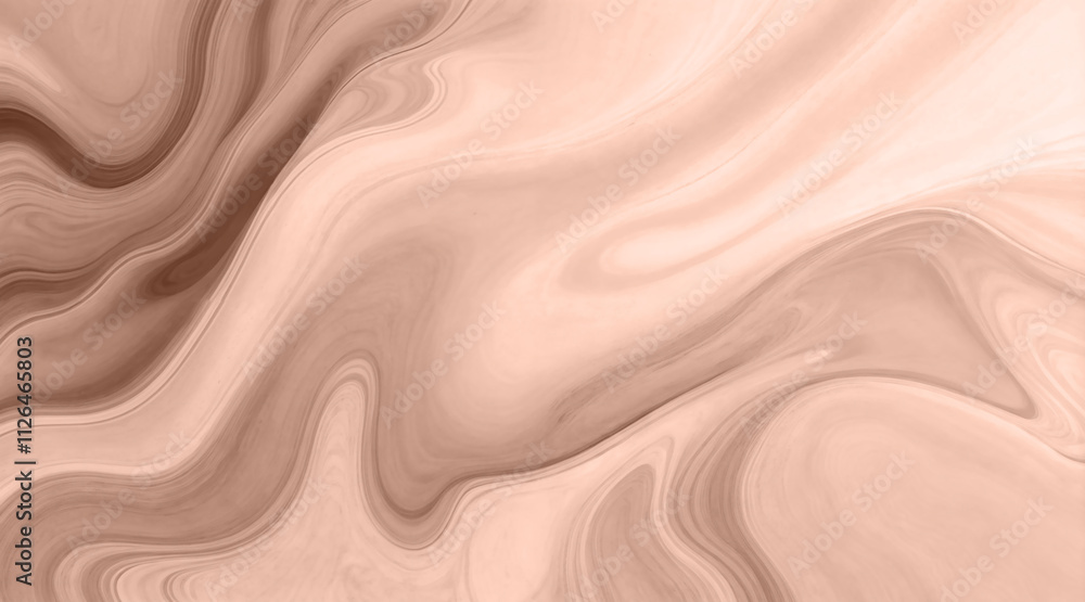 Soft Mocha Mousse and beige fluid background with flowing organic shapes Soft Mocha Mousse and beige fluid background with flowing organic shapes