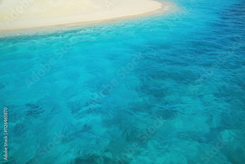 Channel between Ouvea and Mouli Islands flowing into Ouvea Lagoon, Loyalty Islands, New Caledonia photo