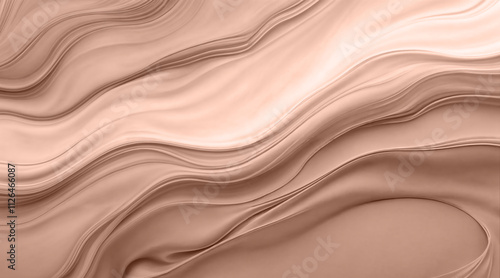 Smooth Mocha Mousse flowing pattern for modern digital designs