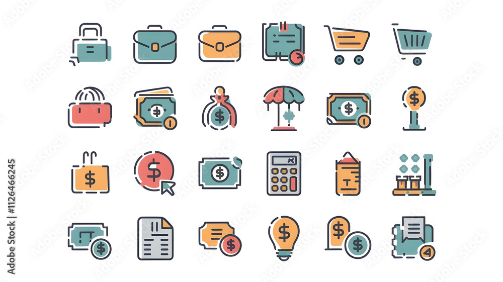 A bundle of insurance set icons. There are icons for auto insurance, health insurance, life insurance, and home insurance. A bundle of insurance set icons. There are icons for auto insurance, health insurance, life insurance, and home insurance.