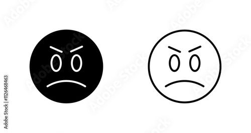 Angry Face Icon Design