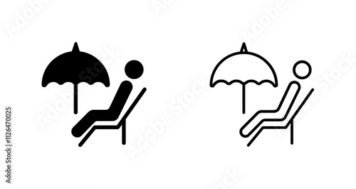 Relaxing Day Icon Design