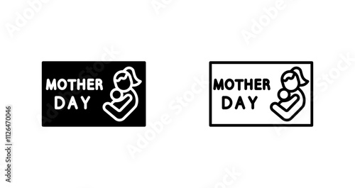 Mother's Day Banner Icon Design