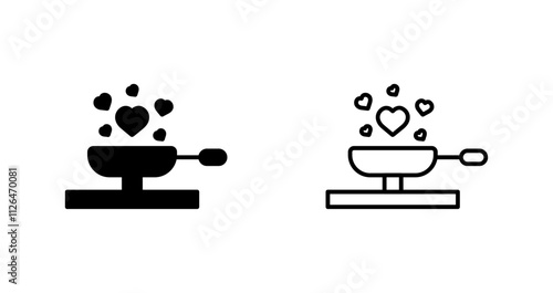 Cooking Love Icon Design