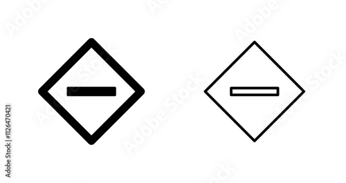 Minus Sign Icon Design