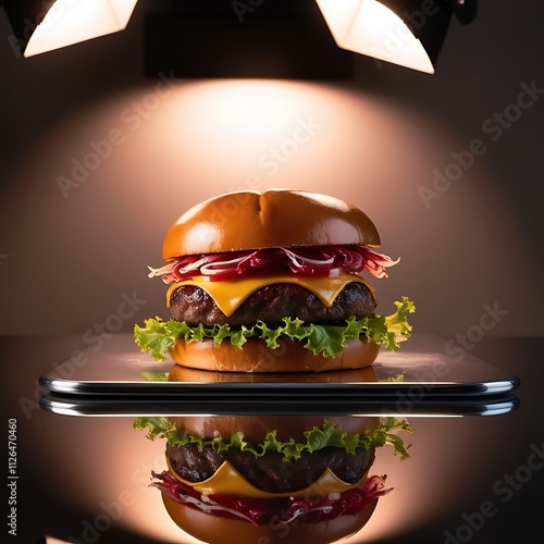 Delicious burger image burgur fast food junk food photo