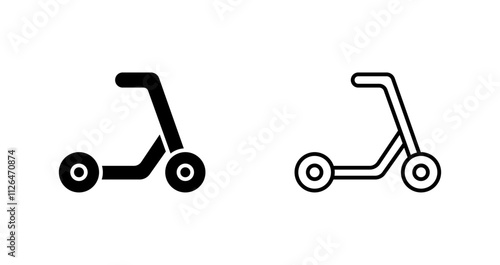 Kick Scooter Icon Design