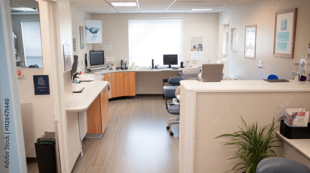 Reception Area of a Modern Office Reception Area of a Modern Office