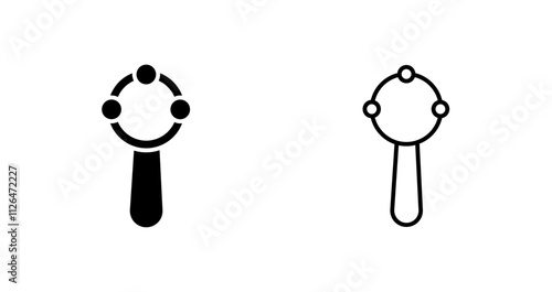Rattles & Toys Icon Design