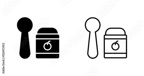 Feeding Spoons Icon Design