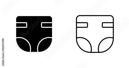 Diaper Changing Icon Design