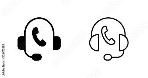 Support Hotline Icon Design