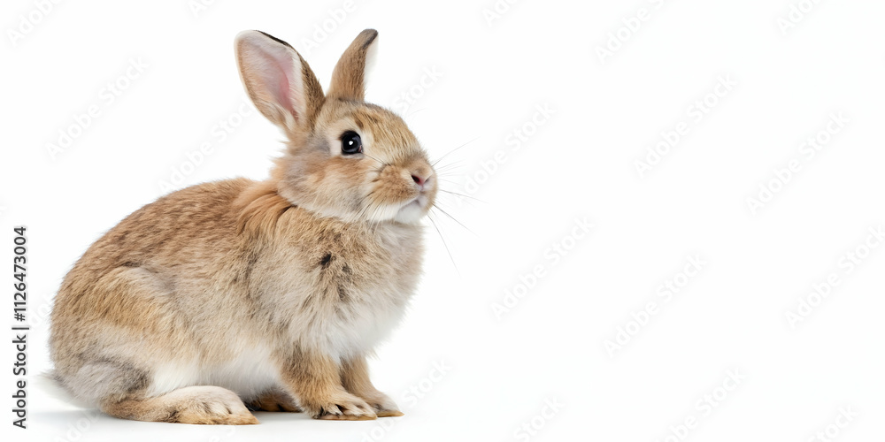 Obraz premium Mammal Magic: A Rabbit’s Delicate Profile