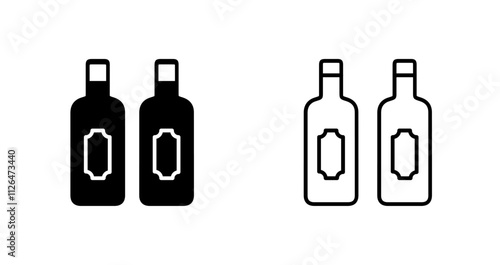 Wine Pairing Icon Design