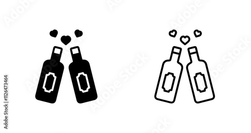 Wine Chill Icon Design
