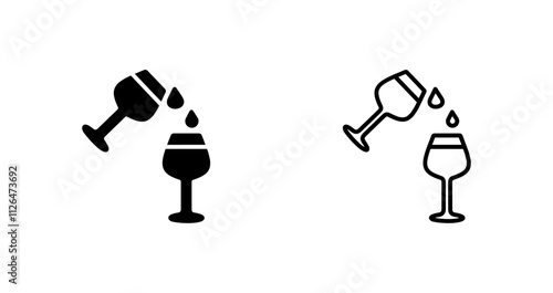 Wine Sip Icon Design