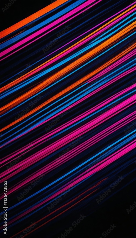 A mesmerizing abstract artwork featuring swirling neon lines in vibrant hues of pink, orange, and blue. The dark background enhances the intensity of the colors, creating a dynamic and futuristic. A mesmerizing abstract artwork featuring swirling neon lines in vibrant hues of pink, orange, and blue. The dark background enhances the intensity of the colors, creating a dynamic and futuristic.