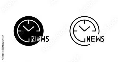 News Hour Icon Design