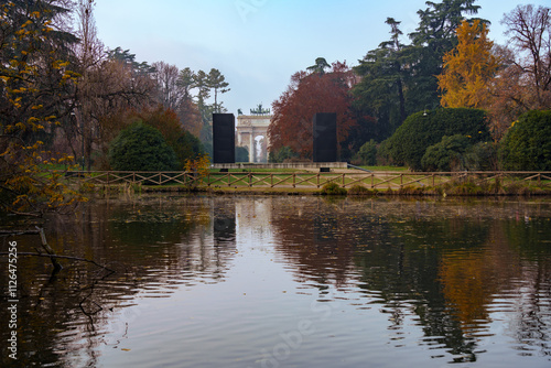 Autumn at Parco Sempione, Milan